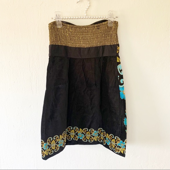 Free People Lost In Paradise Floral Velvet Mini Dress - Picture 9 of 16